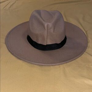Classic Brown Wide-Brim Hat